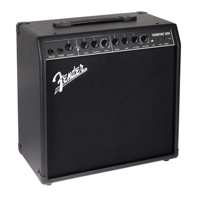 Fender Champion 50XL user manual