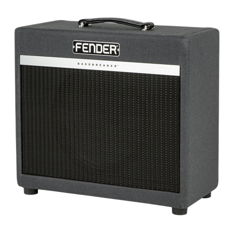 Fender Bassbreaker BB 112 Enclosure User manual Fender Bassbreaker BB 112 Enclosure User manual