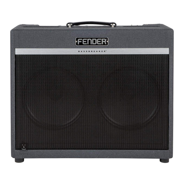 Fender BASSBREAKER 18/30 user manual