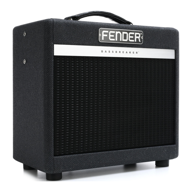 Fender BASSBREAKER 007 user manual