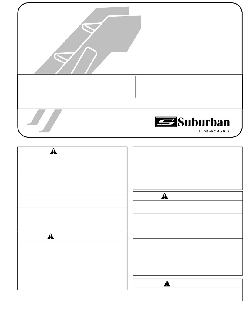 Airxcel Suburban SOP-1105A User manual