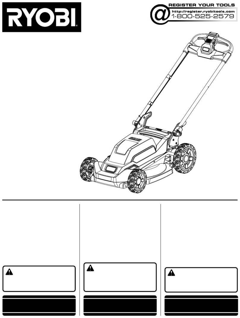 Ryobi RY401180-4X Operator's manual