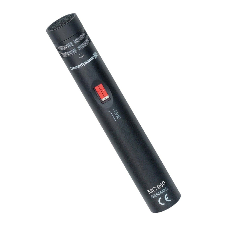 Beyerdynamic MC 950 user manual