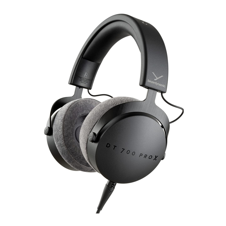 Beyerdynamic DT 700 Pro X User manual