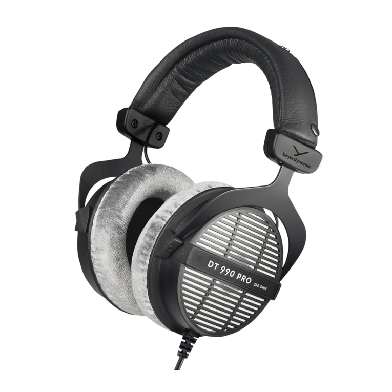 Beyerdynamic DT 990 PRO User manual