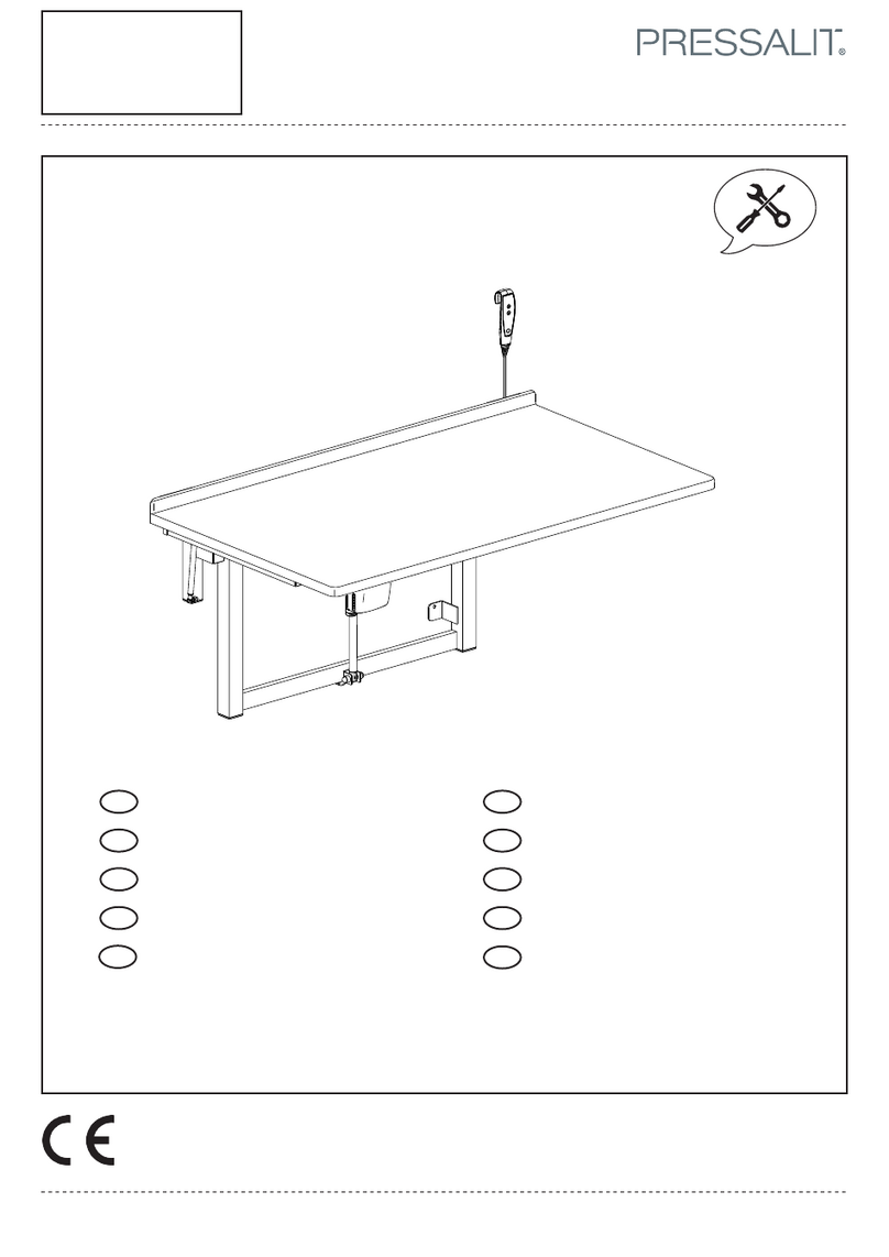 Pressalit R8725 Mounting instruction