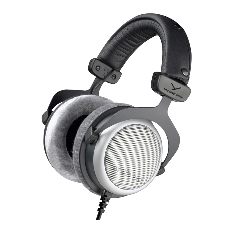 Beyerdynamic DT 880 PRO User manual