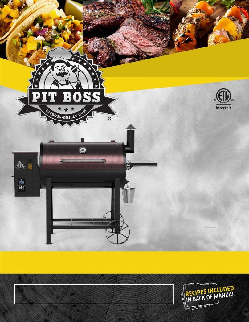 Pit Boss PB1000T2 Parts list manual
