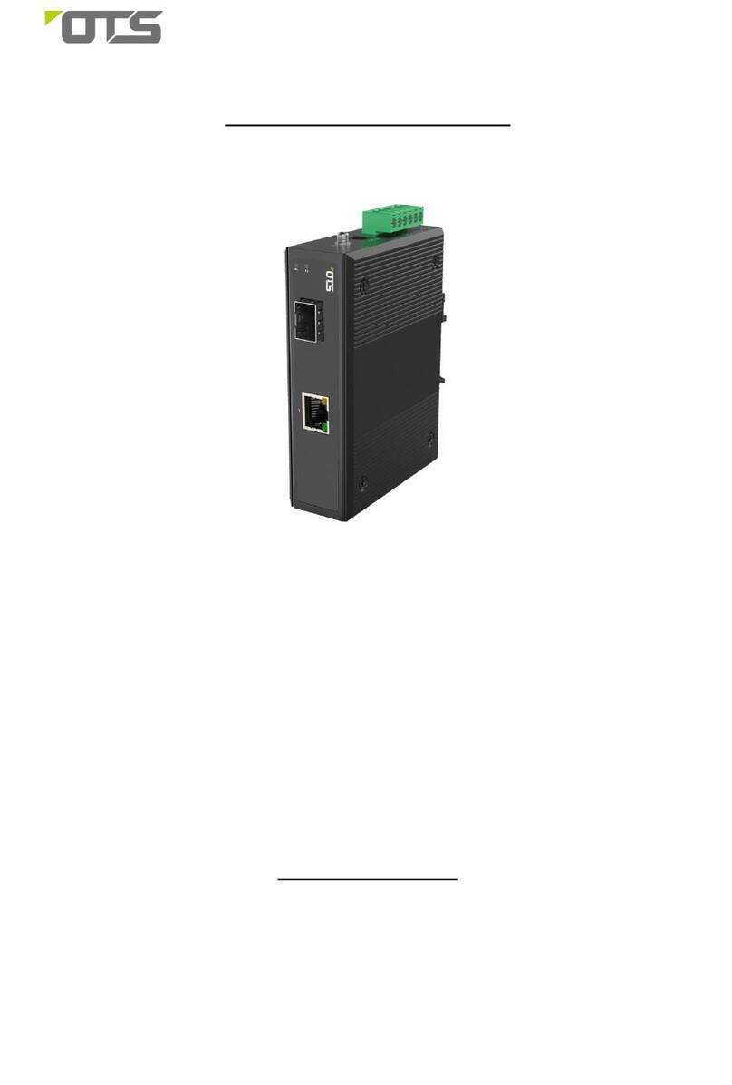OTS ET1212Pp9H-S-DR User manual
