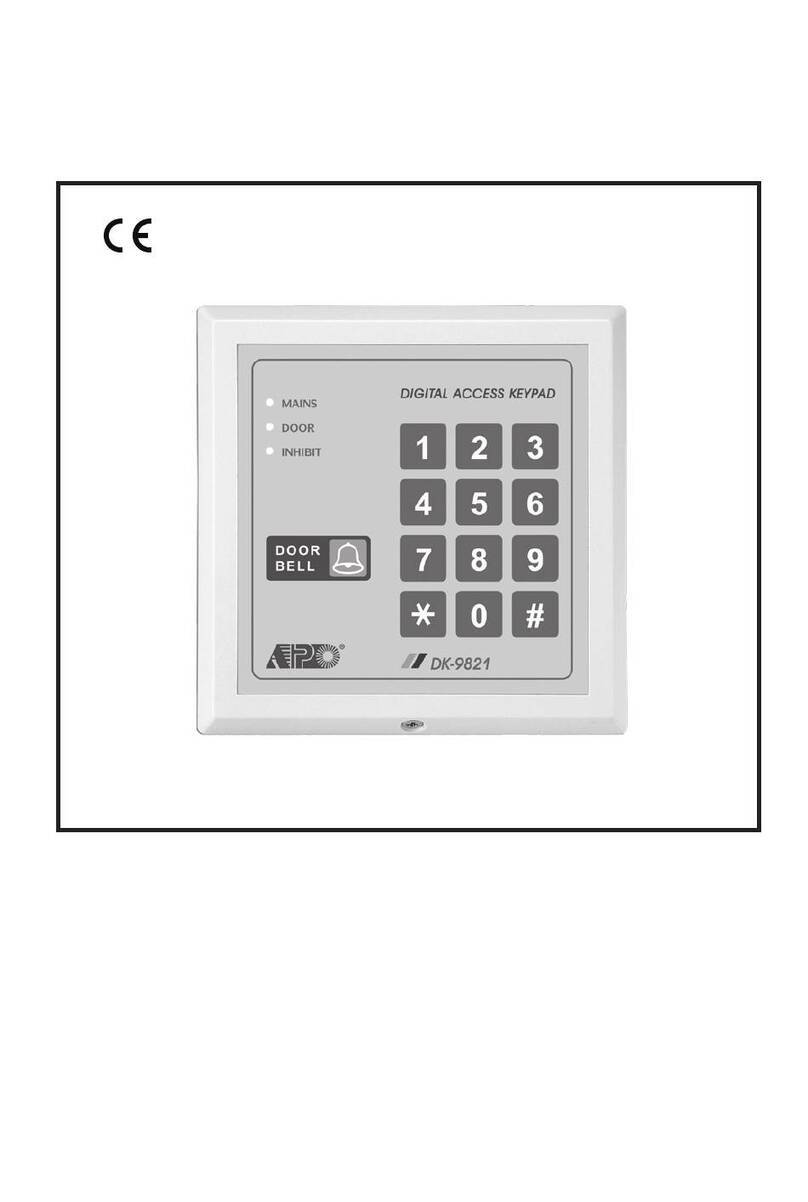 APO DK-9821 MK-II Programming & installation manual