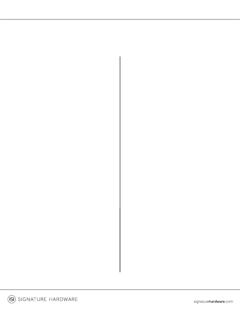 Signature Hardware Hibiscus 948220 User manual