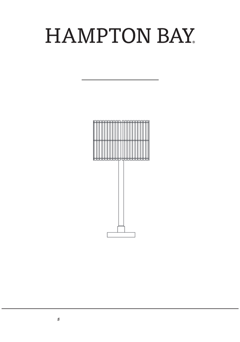 HAMPTON BAY WELLINGWAY HDP06599BR Use and care guide