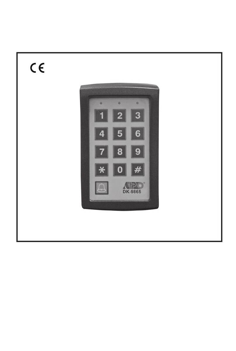 APO DK-9865 MK-II Programming & installation manual