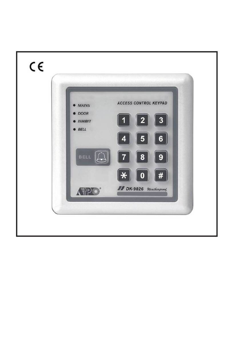 APO DK-9826 MK-II Programming & installation manual