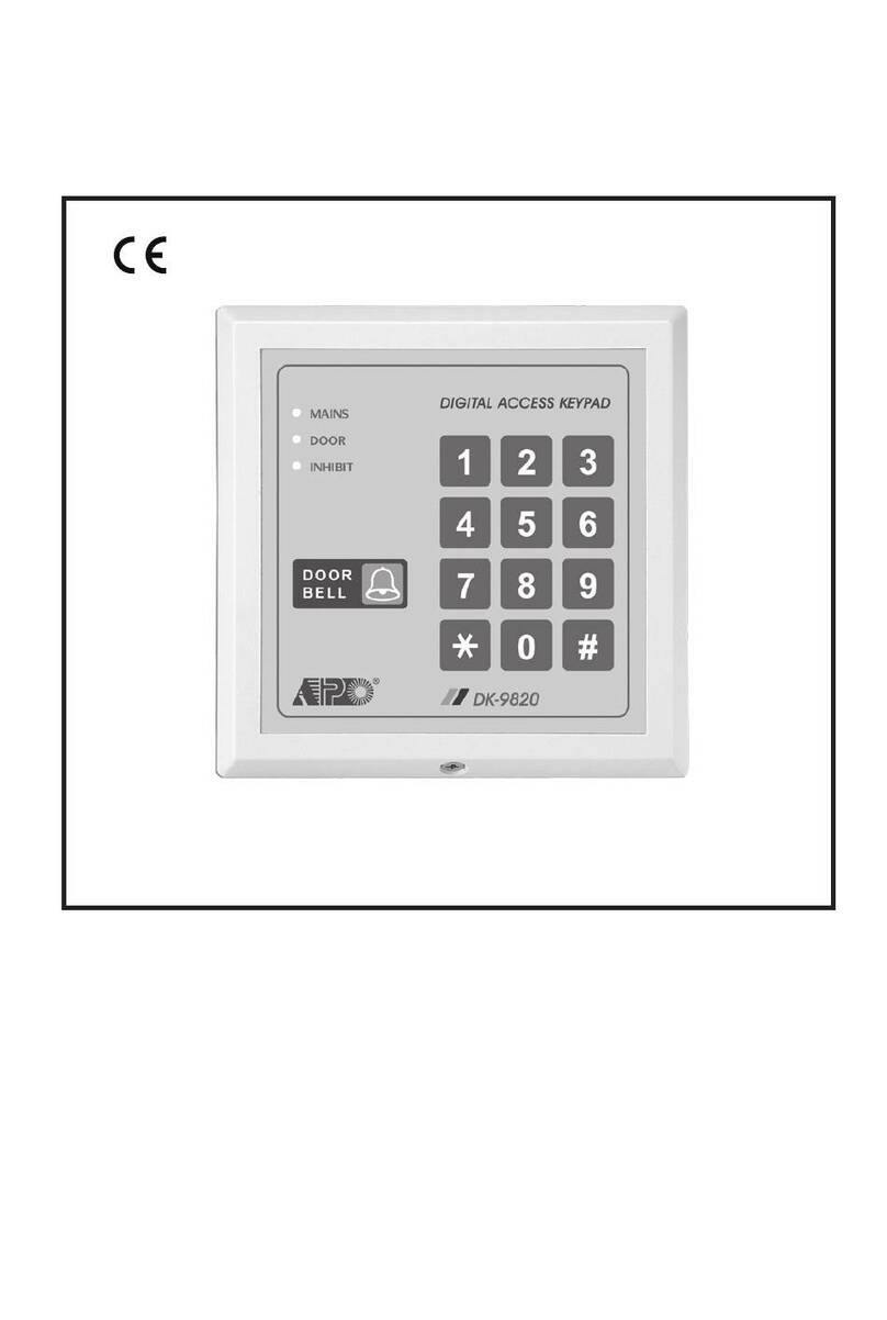 APO DK-9820 MK-II Programming & installation manual
