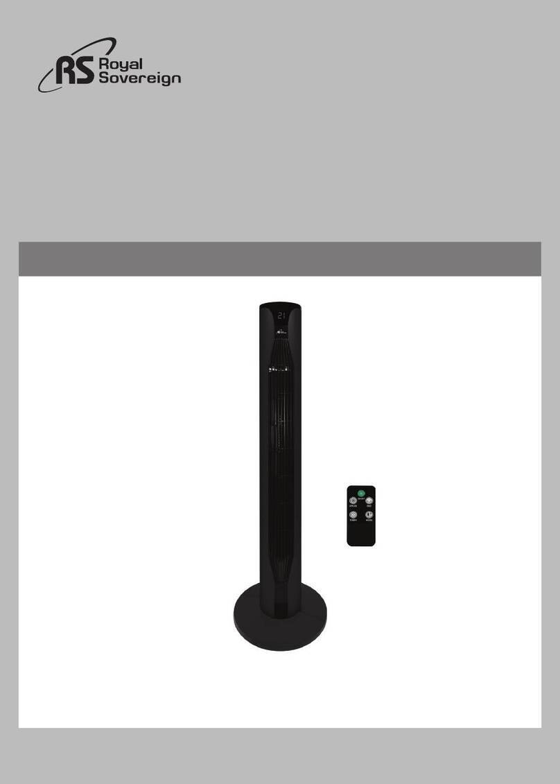 Royal Sovereign TFN-1036B owner's manual