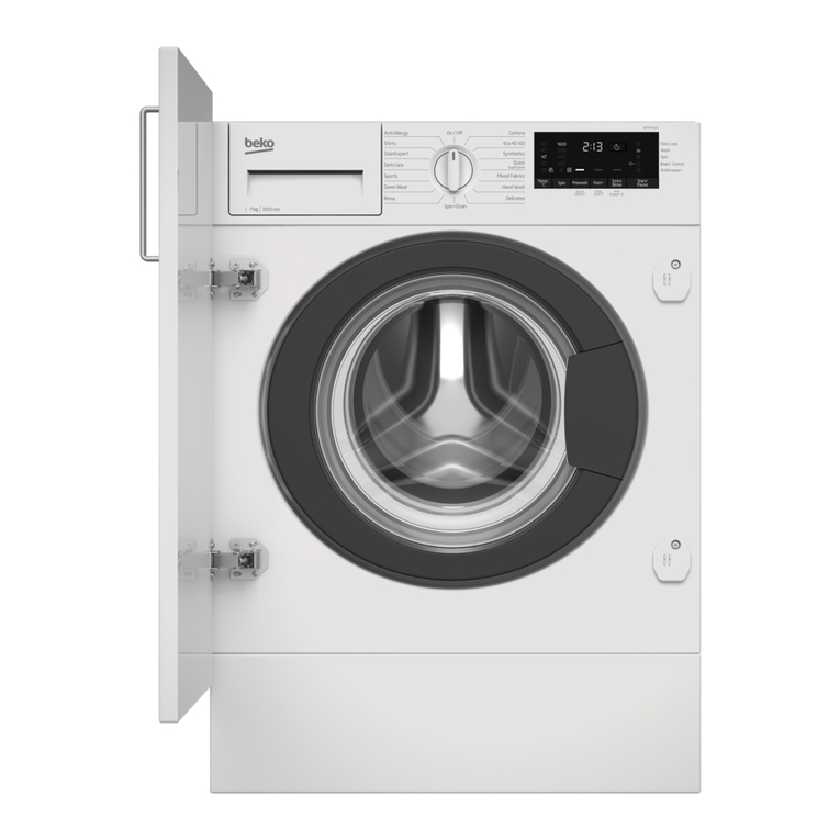 Beko WTIK76121 user manual Beko WTIK76121 user manual