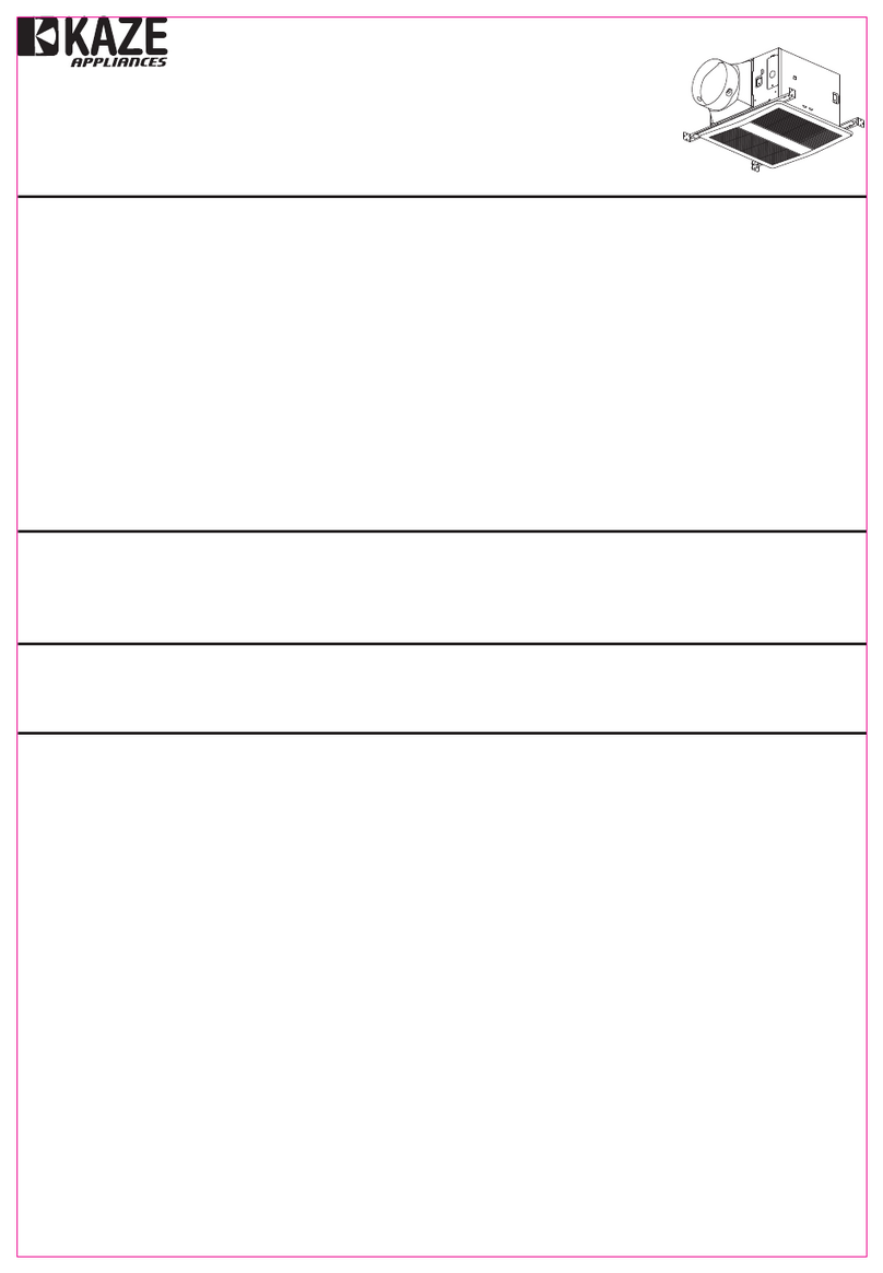KAZE APPLIANCES SE90P manual