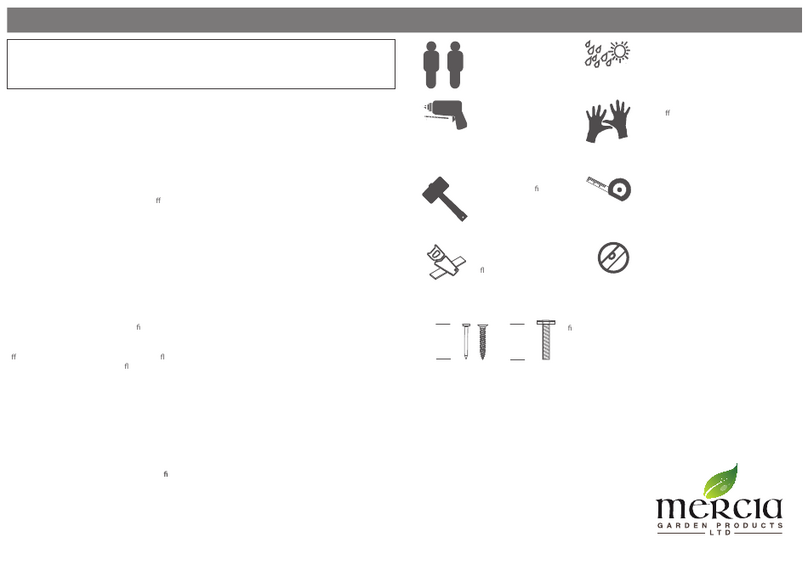 Mercia Garden Products 0619WKNE2633LBDD1SW-V1 Instruction manual Mercia Garden Products 0619WKNE2633LBDD1SW-V1 Instruction manual