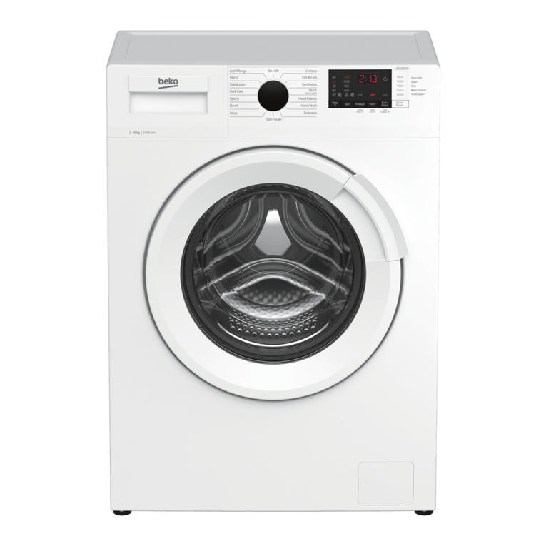 Beko WTL104121W user manual