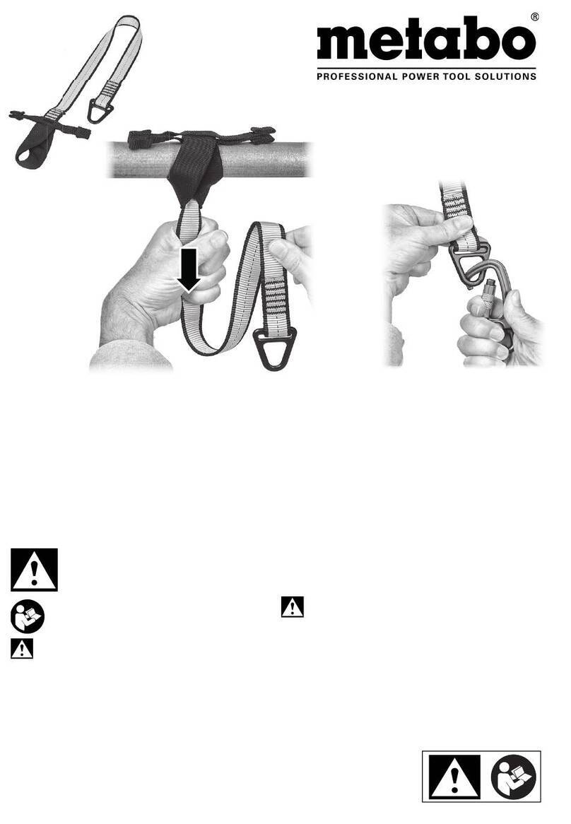 Metabo 628968000 Installation and operating instructions