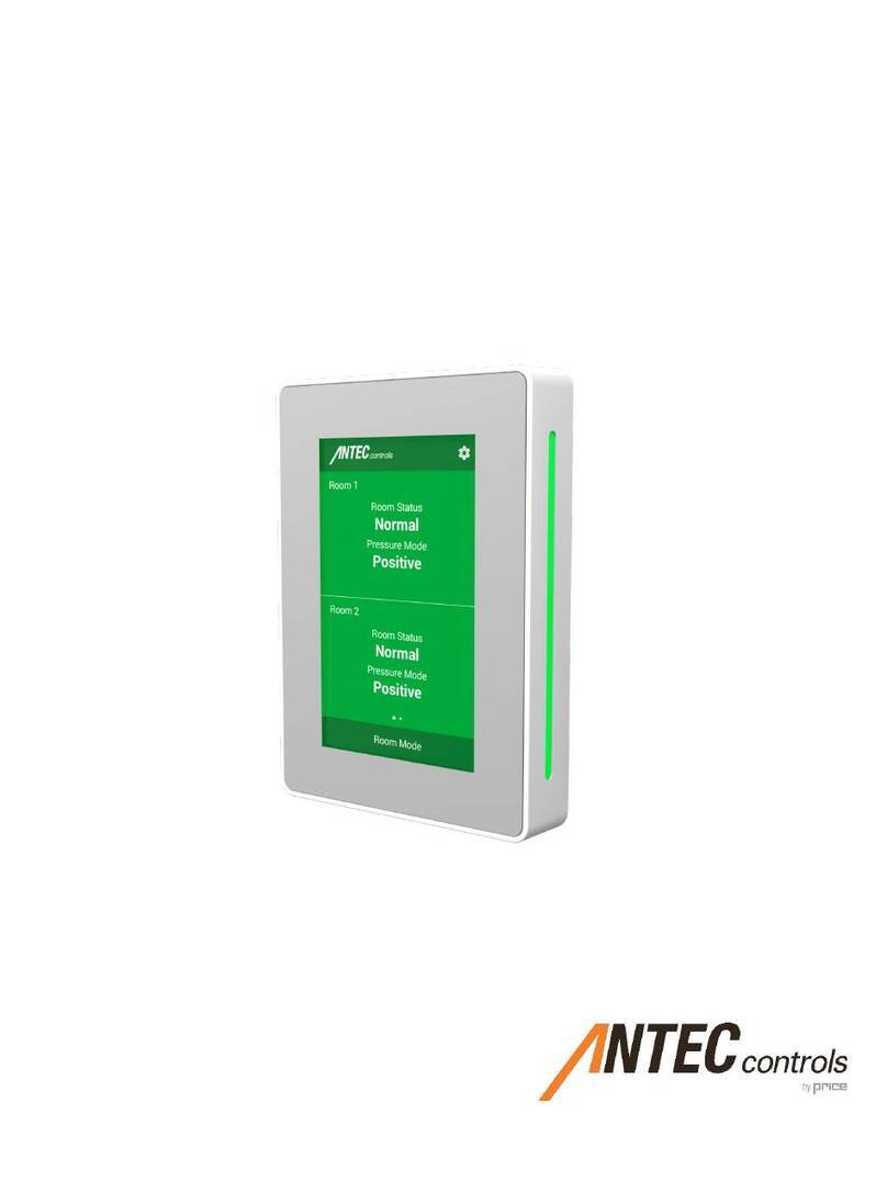 Antec controls LUME20 User manual