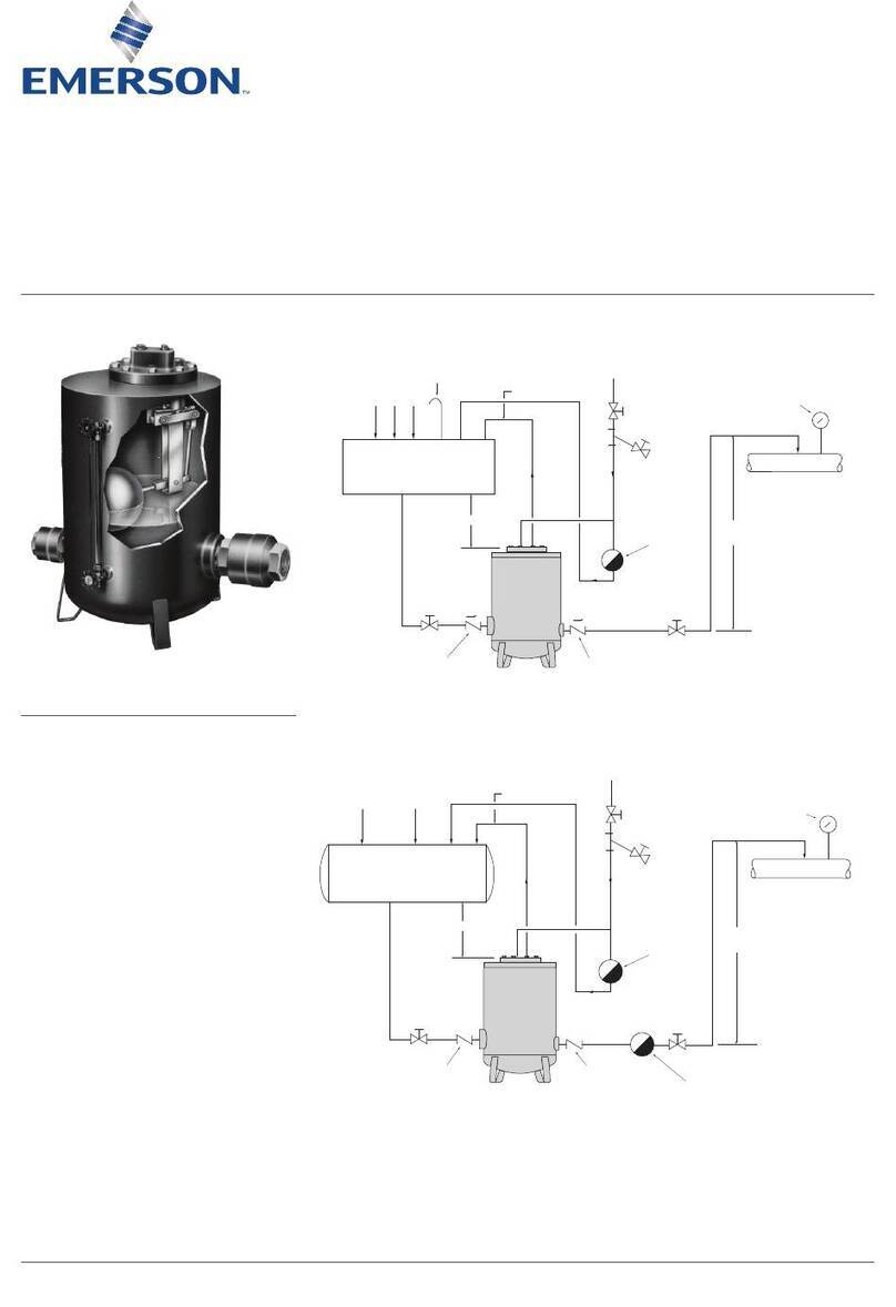 Emerson YARWAY CONDENSAVER Series Installation, operation and maintenance instructions