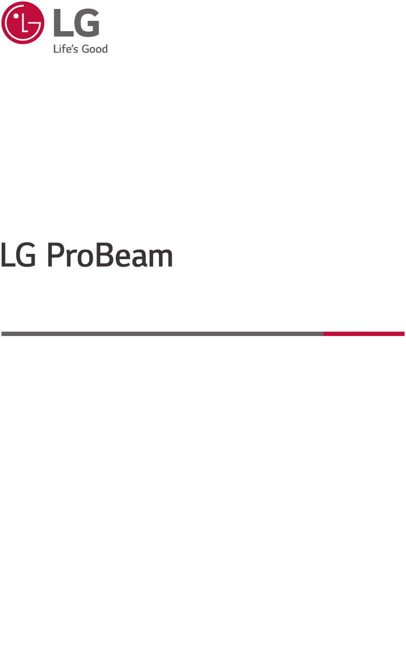 LG ProBeam BF50RG User manual