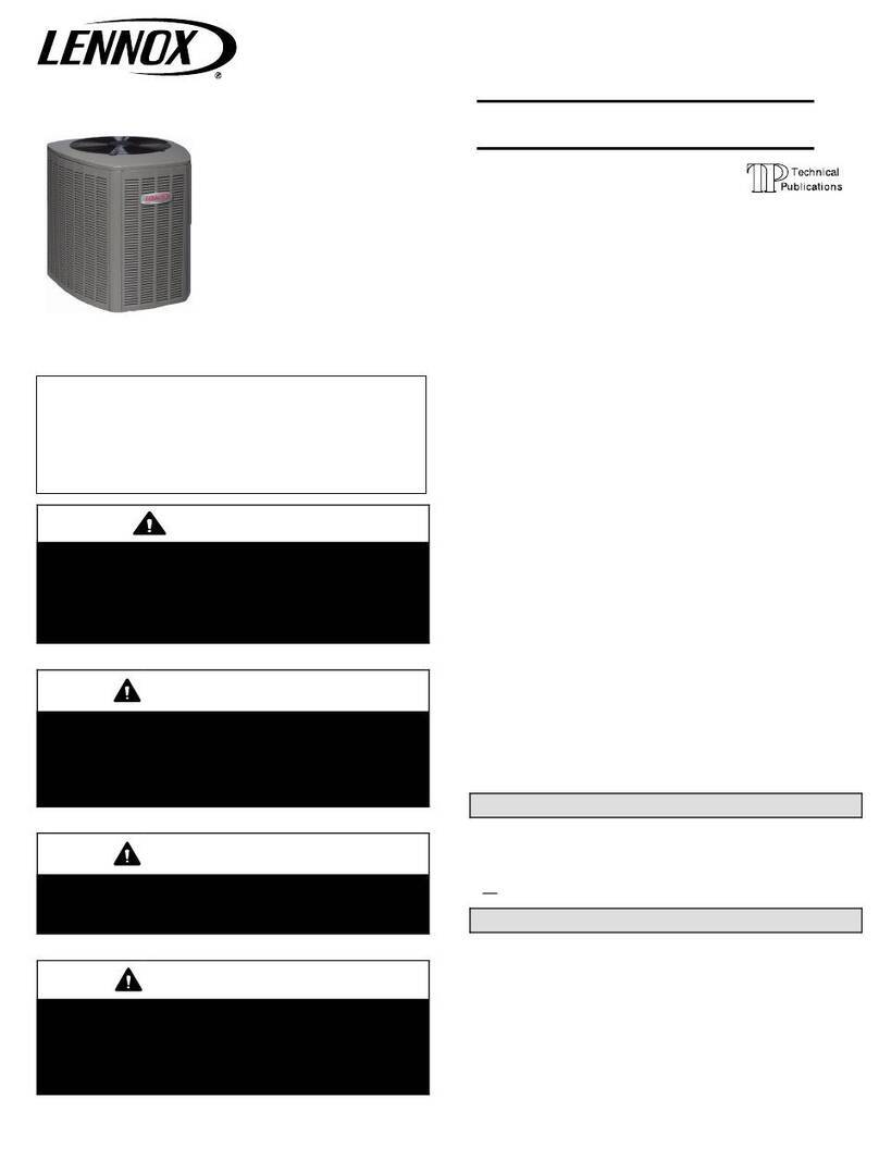 Lennox Elite XP13-030-230 User manual