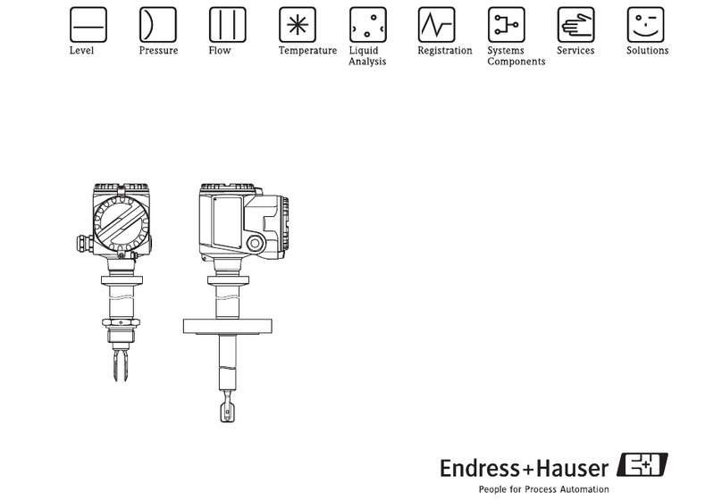 Endress+Hauser Liquiphant S FTL70 7 Series User manual