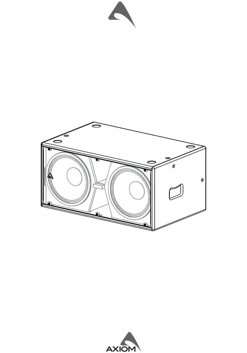 Axiom SW210P User manual
