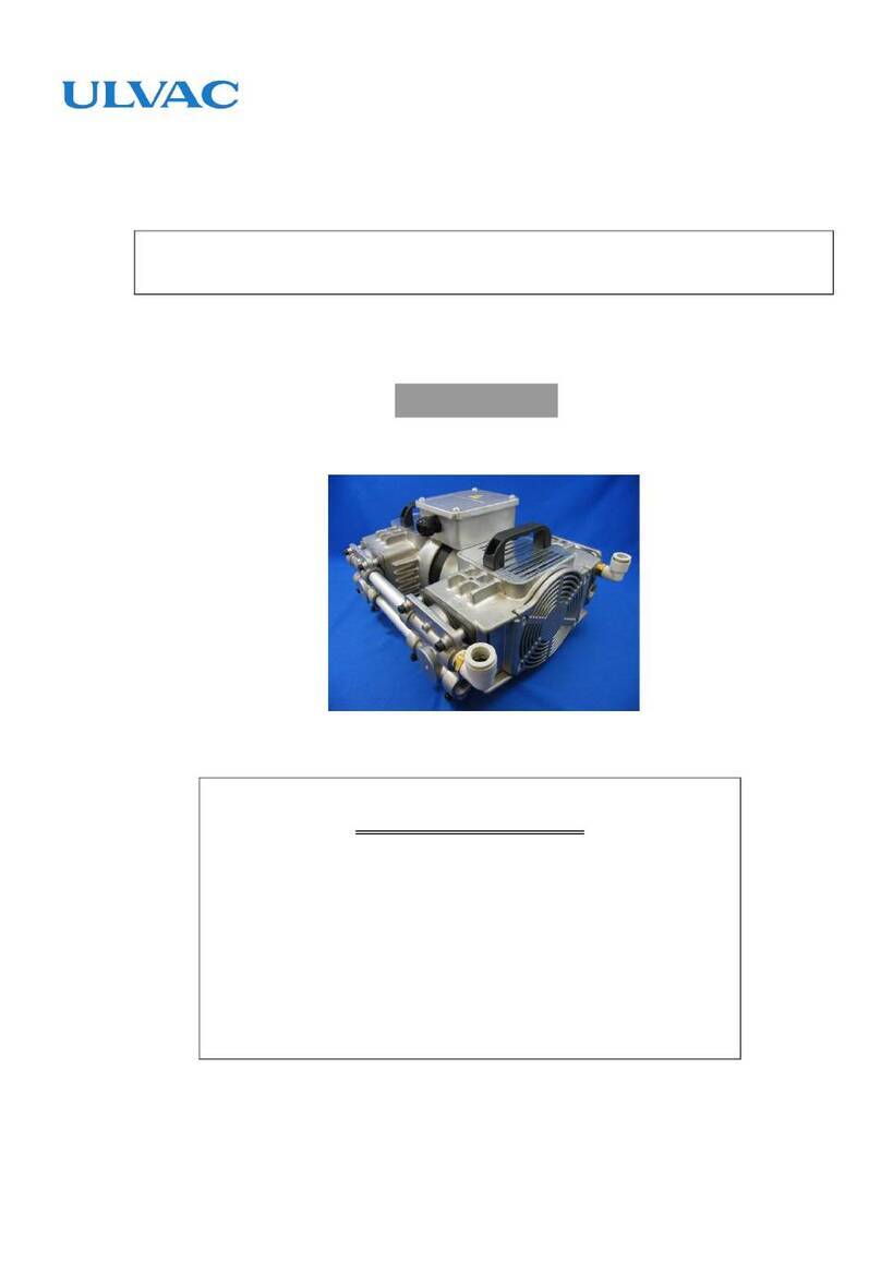 Ulvac DOP-400SB instruction manual