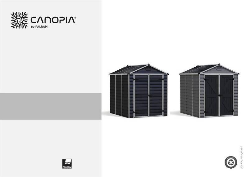 Palram CANOPIA RUBICON 6x8 / 2x2.3 Administrator Guide Palram CANOPIA RUBICON 6x8 / 2x2.3 Administrator Guide