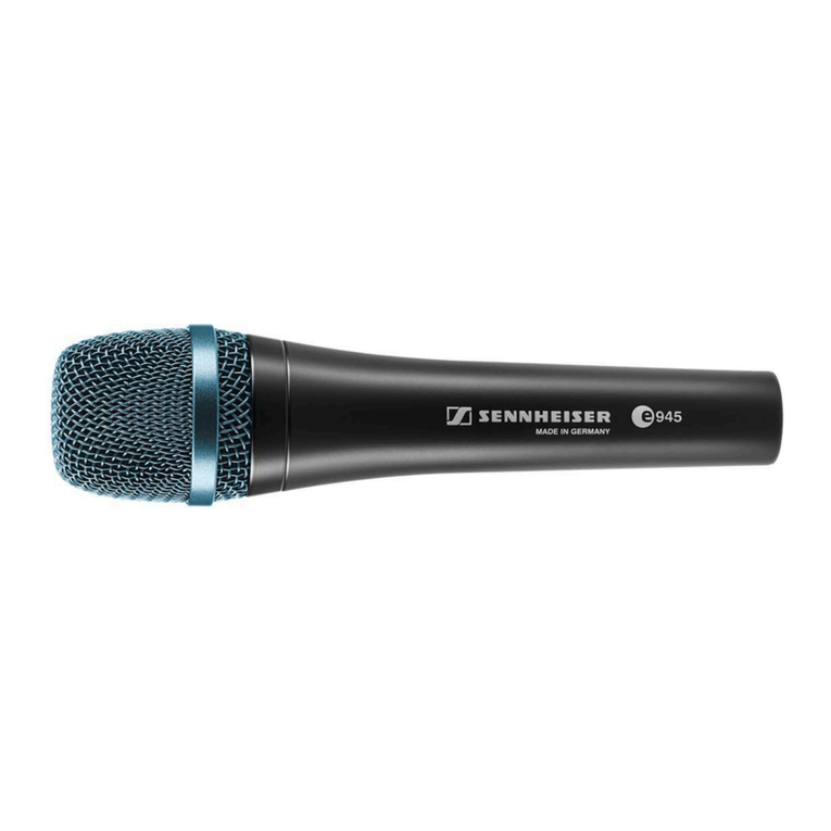 Sennheiser E 945 user manual