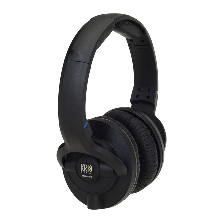 KRK KNS KNS6400 user manual