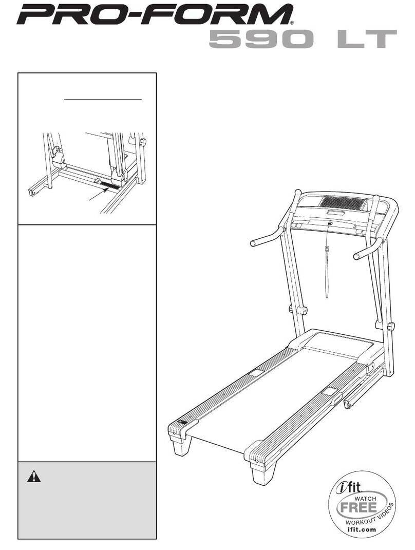 ICON Health & Fitness PRO-FORM 590 LT user manual