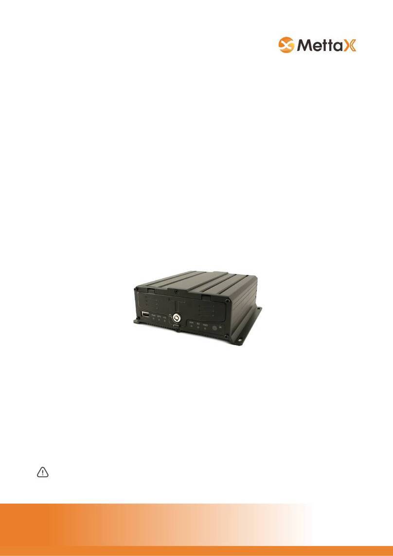 MettaX MC908 MDVR user manual
