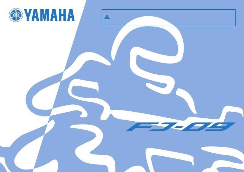 Yamaha FJ-09 2014 owner's manual