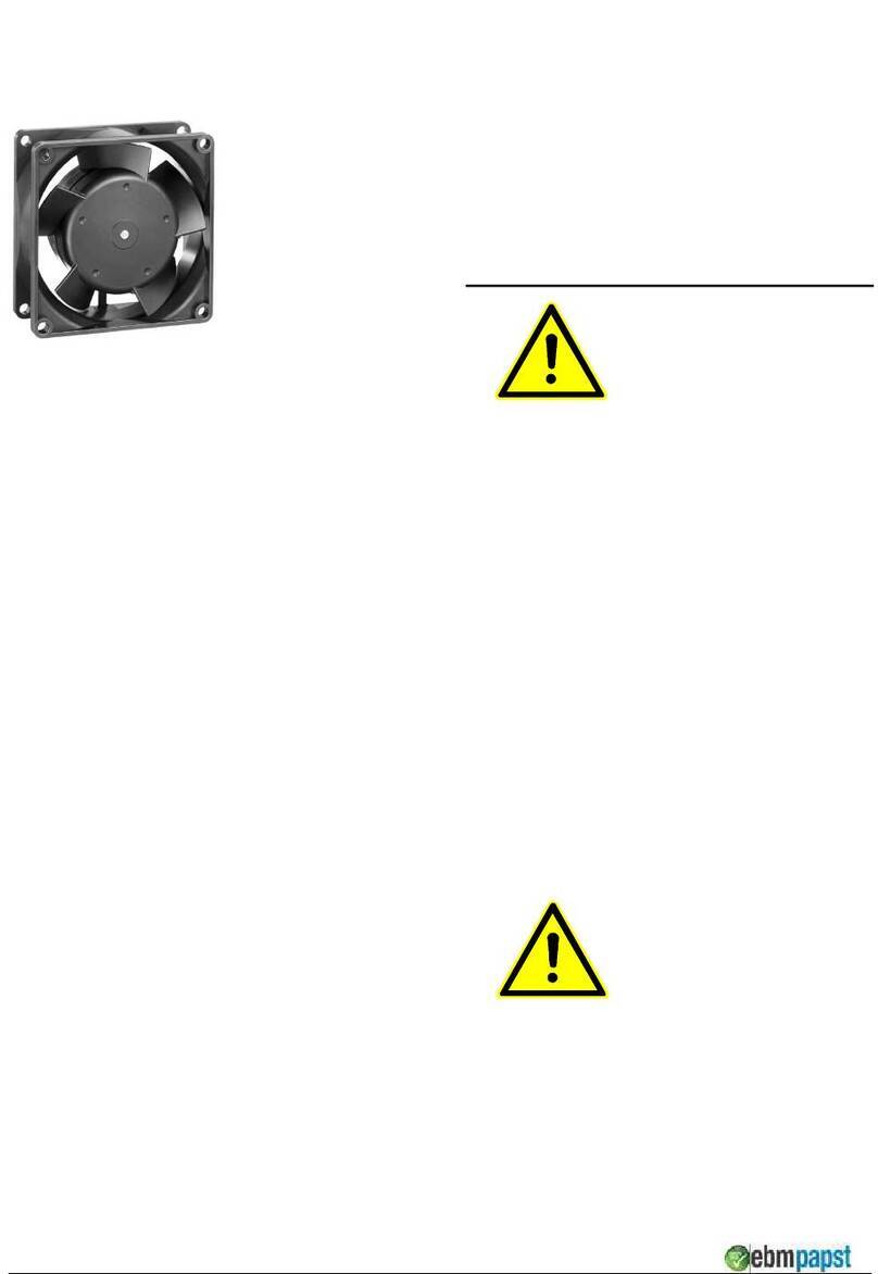 Ebmpapst 8312 L operating manual