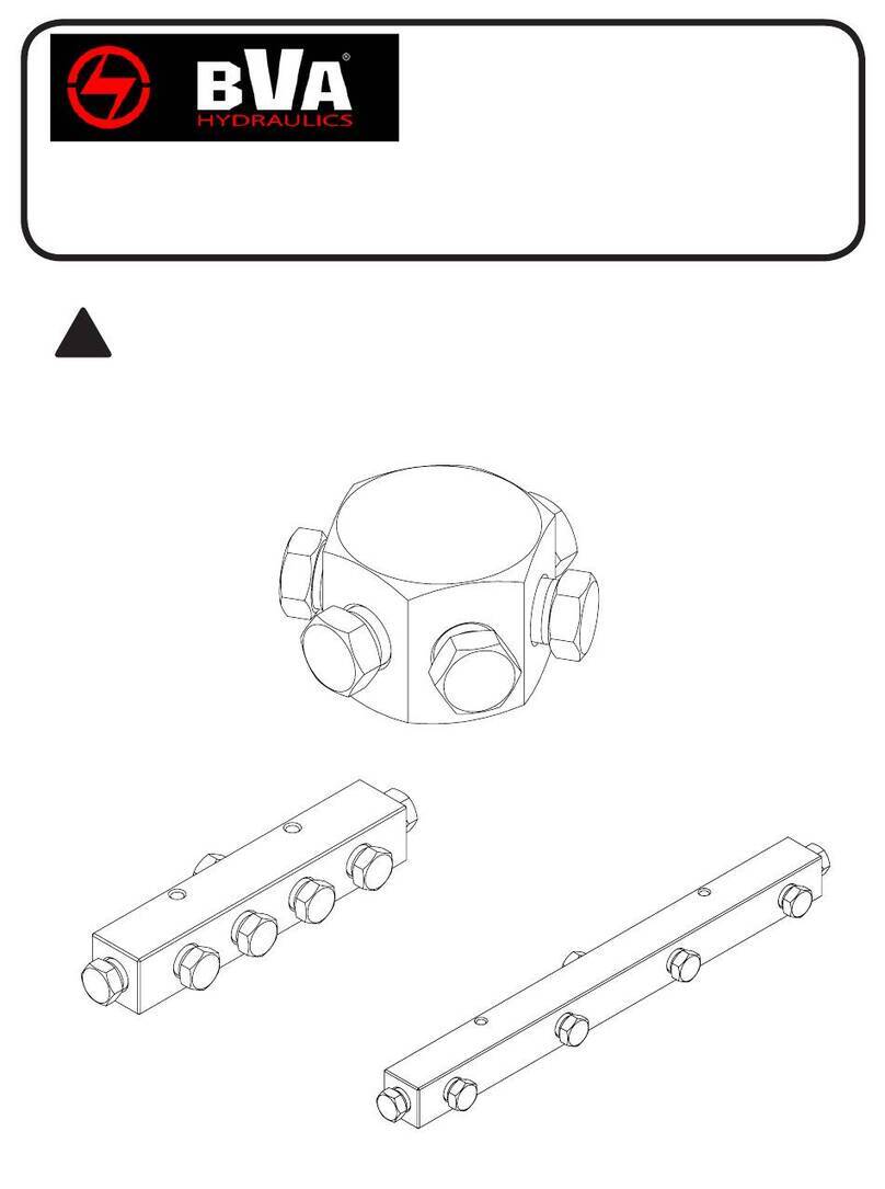 BVA Hydraulics CMH6 User manual