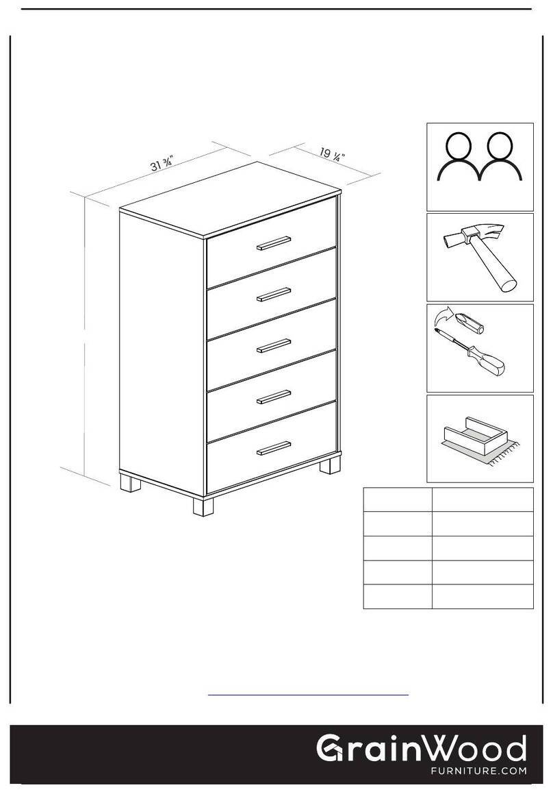 GrainWood CLFS0703 Assembly instructions
