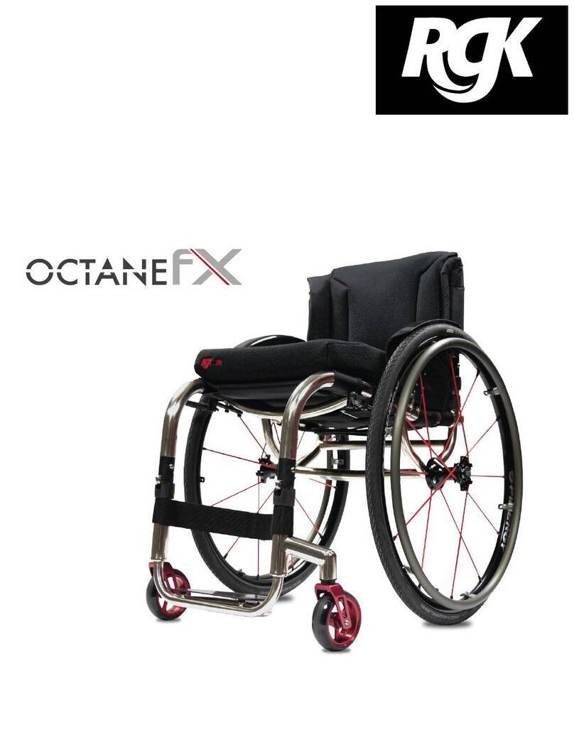 Sunrise Medical RGK OCTANE FX User manual