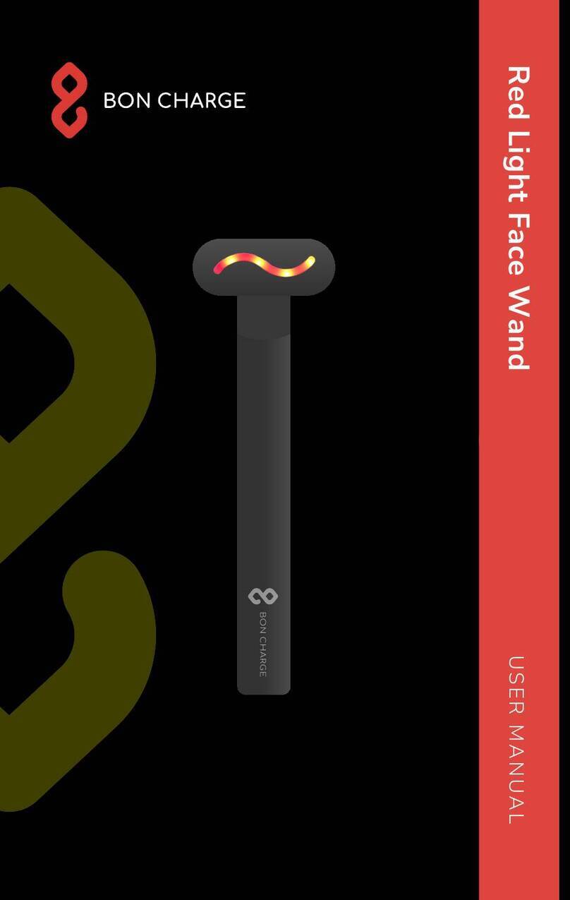 BON CHARGE Red Light Face Wand user manual