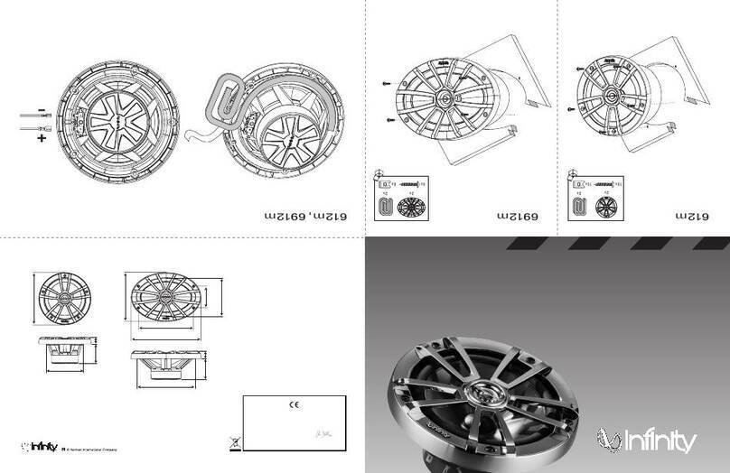 Infinity MARINE 612m quick start guide