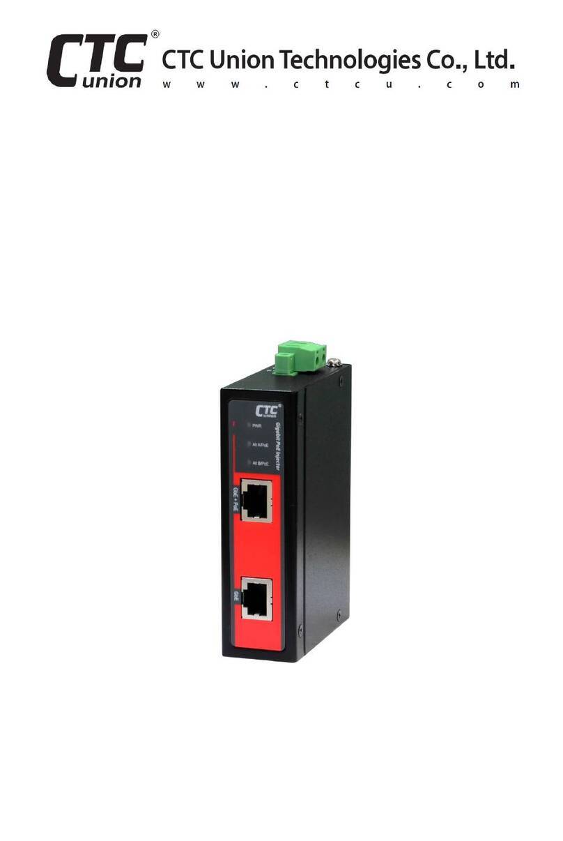 CTC Union INJ-IG02-PH Quick installation guide