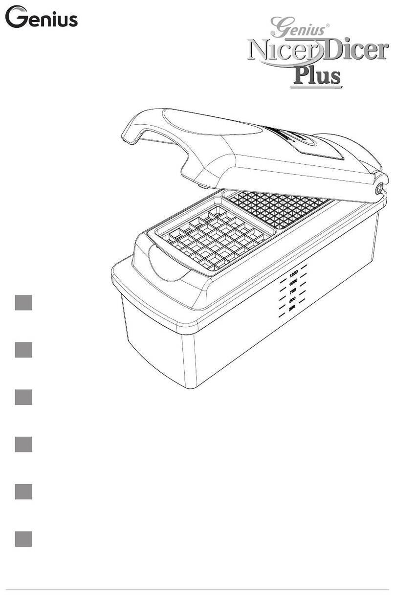 Genius Nicer Dicer Plus User manual Genius Nicer Dicer Plus User manual