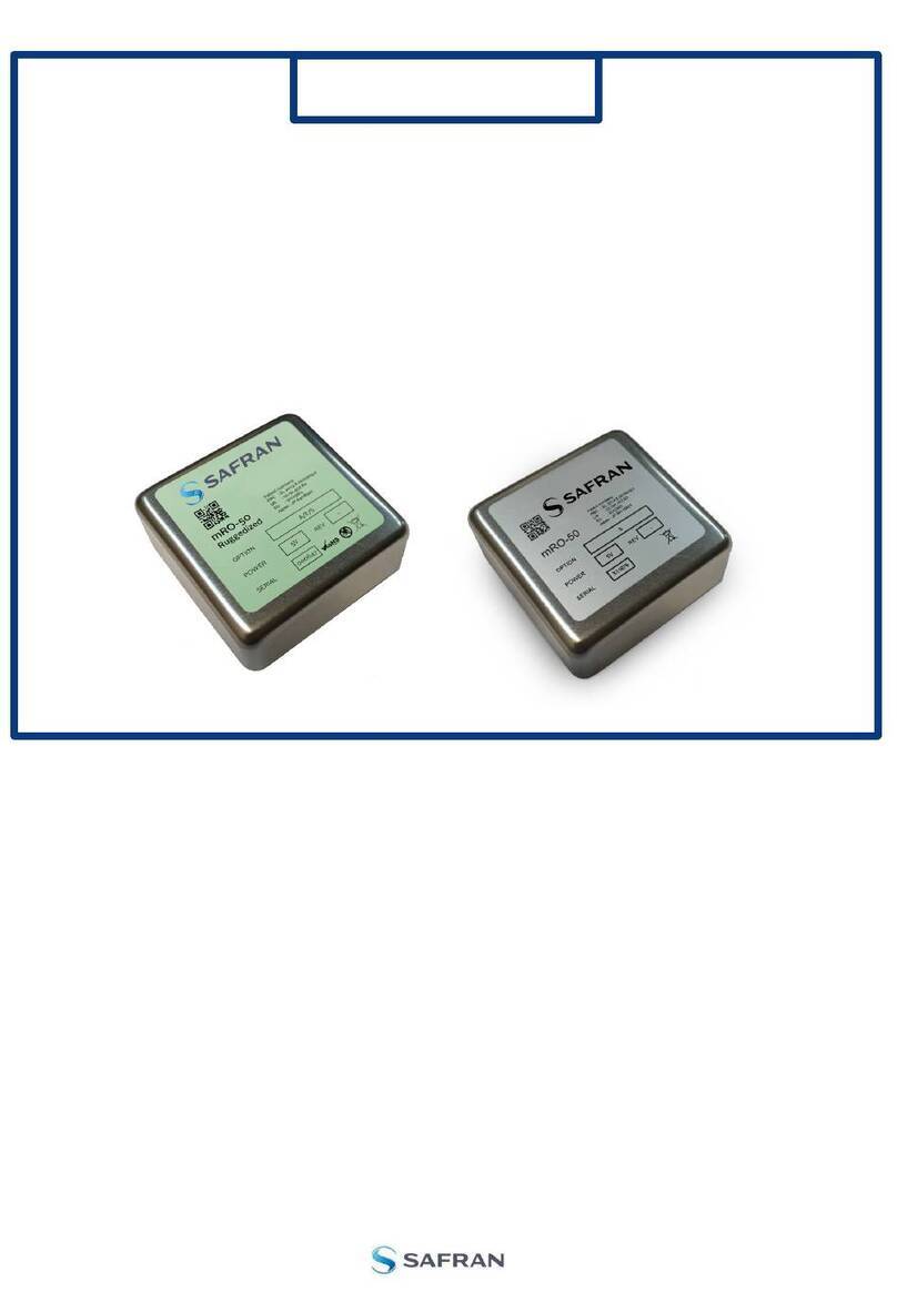 Safran MR0 Series manual