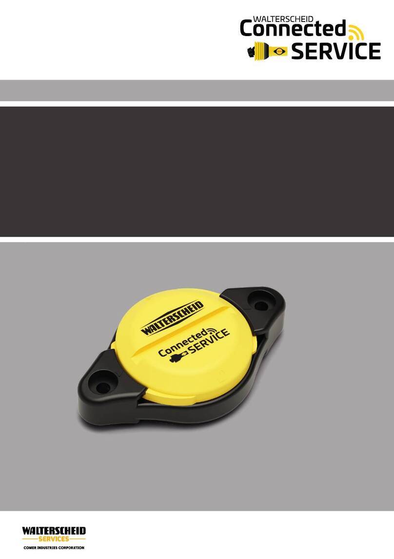 WALTERSCHEID CONNECTED SERVICE COUNTER Assembly and installation instruction