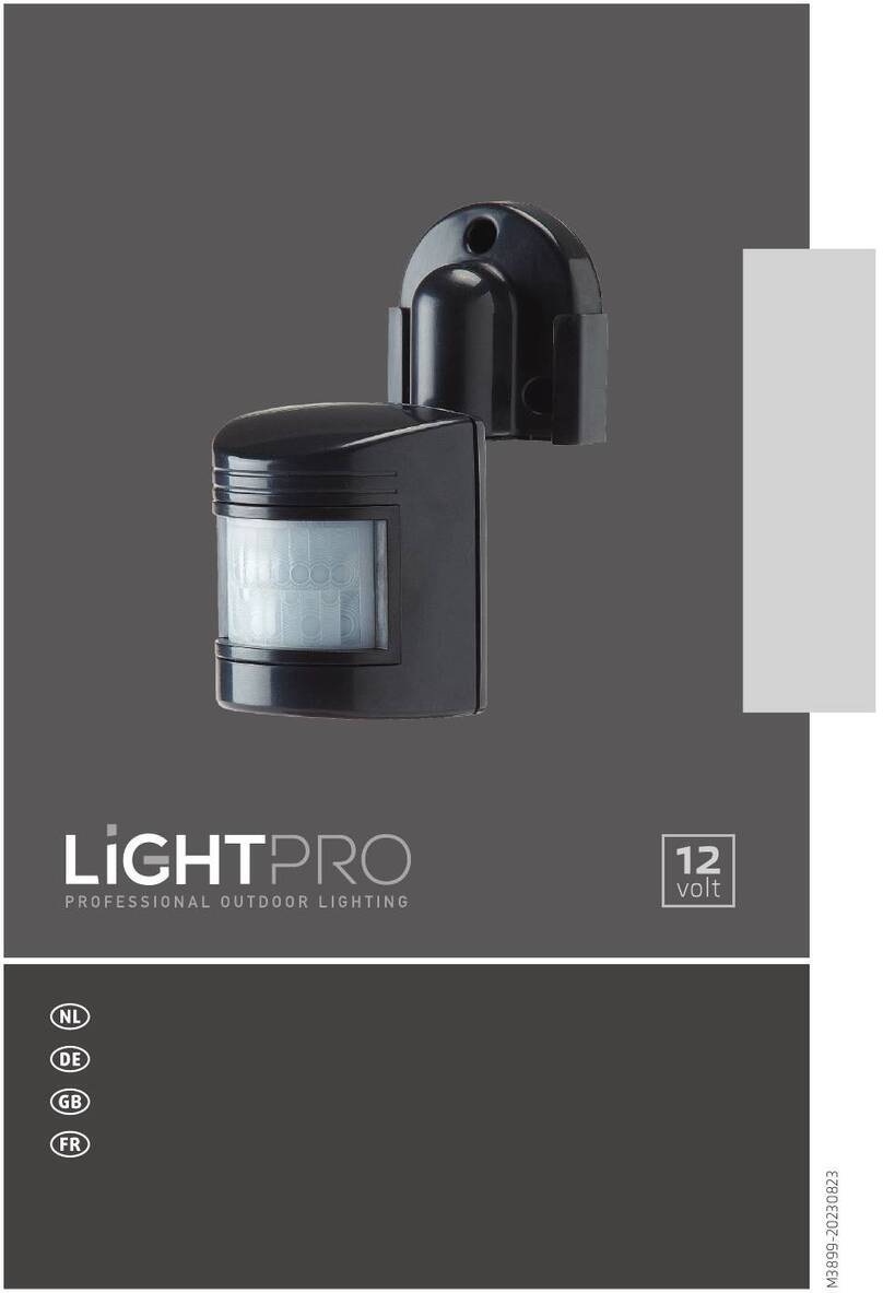 LightPro Motion Sensor User manual