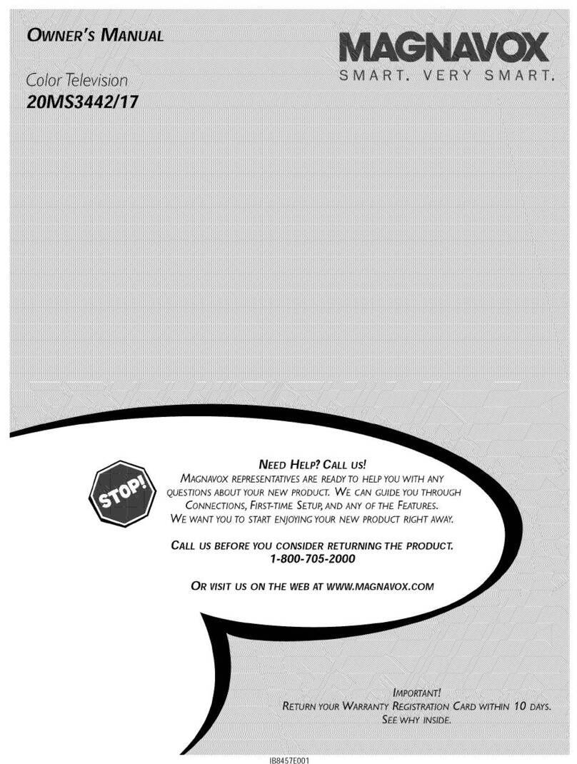 Magnavox 20MS3442/17 User manual